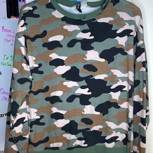 Long sleeve camo shirt